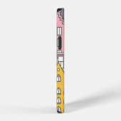 オランダの家 ハンドドローンパターン iPhoneケース (右側面)