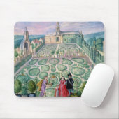 オランダの庭1650年(w/c紙で) マウスパッド (マウス)
