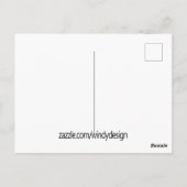 オランダの感謝カード ポストカード (裏面)