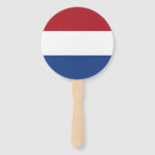 オランダの旗 ハンドファン (裏面)