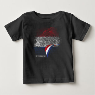 オランダの旗 ベビーTシャツ
