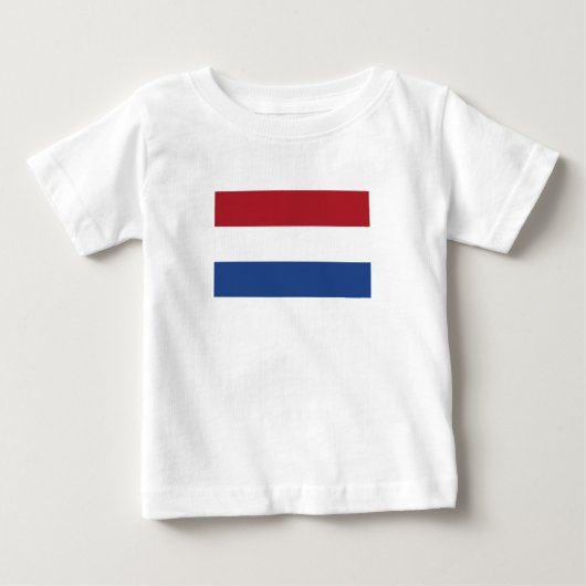 オランダの旗 ベビーTシャツ (正面)