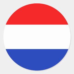オランダの旗 ラウンドシール