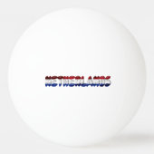 オランダの旗 卓球ボール (裏面)