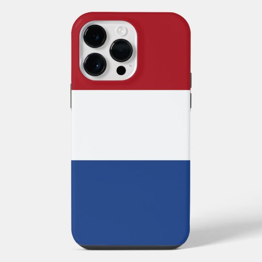 オランダの旗 iPhoneケース (裏面)