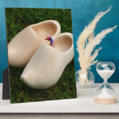 オランダの木製下駄 フォトプラーク (側面)