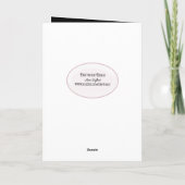 オランダの木靴とチューリップの誕生日 カード (裏面)