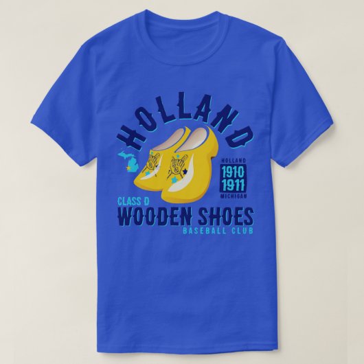 オランダの木靴 Tシャツ (デザイン正面)
