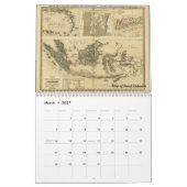 オランダの植民地地図のカレンダー カレンダー (3月 2027)