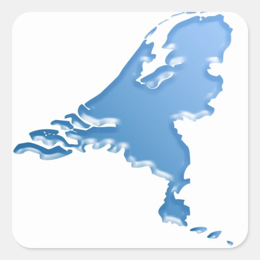 オランダの水地 スクエアシール (正面)