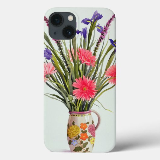 オランダの水差しのアイリスそしてBerbera Case-Mate iPhoneケース (裏面)