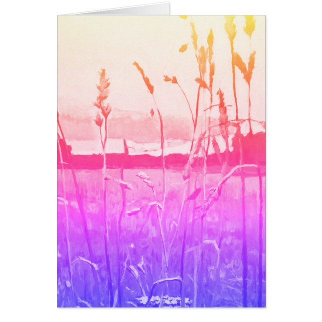 オランダの海草の白熱Giftcard (正面)