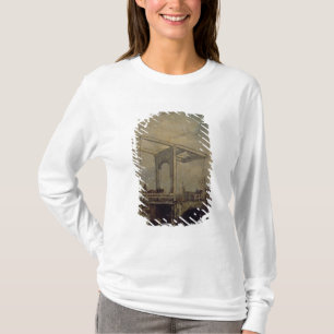オランダの町1875年の可動橋 Tシャツ