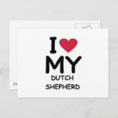 オランダの羊飼い愛 ポストカード (正面/裏面)