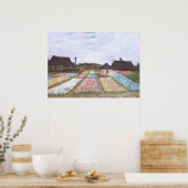 オランダの花壇ビンセント・ヴァン・ゴッホ ポスター (キッチン)