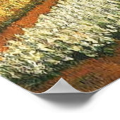 オランダの花壇 ポスター (角)