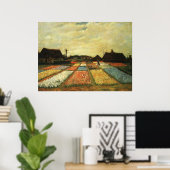 オランダの花壇 ポスター (ホームオフィス)