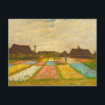 オランダの花壇by vanゴッホ葉書 ポストカード<br><div class="desc">オランダの花壇はバッド・フィールドとも呼ばれ、ヴィンセント・ヴァン・ゴッホの最初の庭絵画園だった。1883色彩の鮮やか年。白絵画色、ピンク、青、黄色のヒヤシンスを幾何学的に配置したプロットの概要。</div>