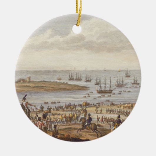 オランダの英国、30 Noveの乗船 セラミックオーナメント (正面)