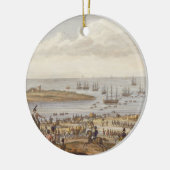 オランダの英国、30 Noveの乗船 セラミックオーナメント (左)