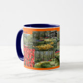 オランダの記念品のマグ(Keukenhof Gardens/15 oz。) マグカップ (正面左)