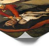 オランダの諺Pieter Bruegel the Elder ポスター (角)