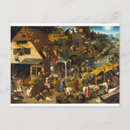 オランダの諺Pieter Bruegel the Elder ポストカード