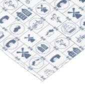 オランダの青い伝統のデザイン テーブルクロス (アングル)