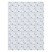 オランダの青い伝統のデザイン テーブルクロス (正面)