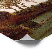 オランダの風景(スケーター付) ポスター (角)