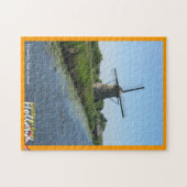 オランダの風車およびアヒルのパズルからの挨拶 ジグソーパズル (横)