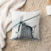 オランダの風車の枕 クッション (ブランケット)