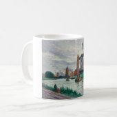 オランダの風車(オランダ) コーヒーマグカップ (正面左)