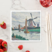 オランダの風車(オランダ) スタンダードランチョンナプキン (インサイチュ)