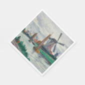 オランダの風車(オランダ) スタンダードランチョンナプキン (角)