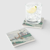 オランダの風車(オランダ) ストーンコースター (横)