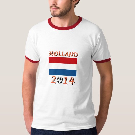 オランダの2014年のワールドカップ Tシャツ (正面)
