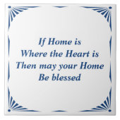 オランダのDelftwareデルフトのスタイル1はあなた自身の文字を加えます タイル (正面)