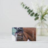 オランダのWarmbloodの馬の名刺 名刺 (スタンド正面)