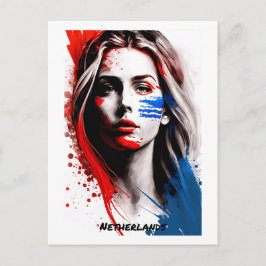 オランダはがき – ポートレート – 女性の世界 ポストカード
