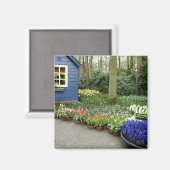 オランダはオランダと呼ばれる)、リッセ。ケウケンホフ11 マグネット (正面/裏面)