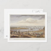 オランダへの英国人の出発、11月30日 ポストカード (正面/裏面)