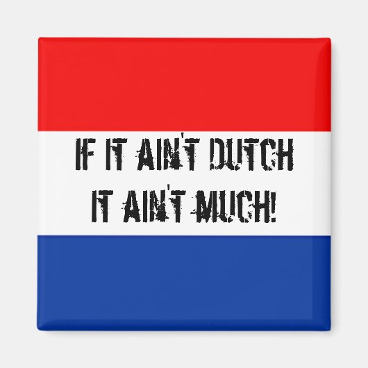 オランダもしじゃない冷蔵庫用マグネットだ！ マグネット (正面)