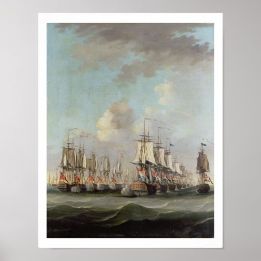 オランダを示すドガー銀行の戦い ポスター (正面)