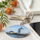 オランダアイランドライトハウスロードアイランドキーチェーン キーホルダー (側面)