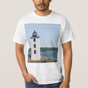 オランダアイランドライトハウス(文字付) Tシャツ
