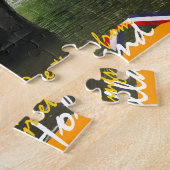 オランダアムステルダム橋からの挨拶 ジグソーパズル (側面)