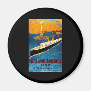 オランダアメリカラインロッテルダムニューヨーク マグネット