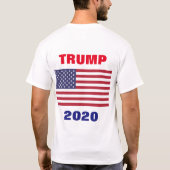 オランダアメリカ人トランプ! Tシャツ (裏面)