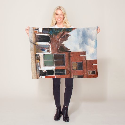 オランダアリー、ヨハネス・フェルメール フリースブランケット (インサイチュ)